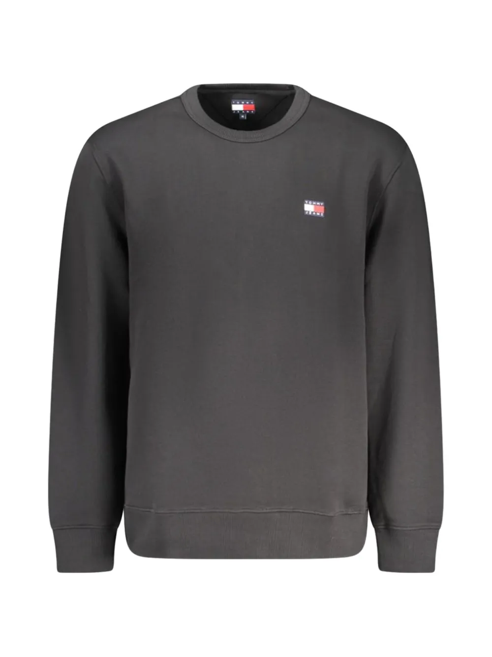 Tommy Hilfiger crew-neck cotton sweater - Grigio
