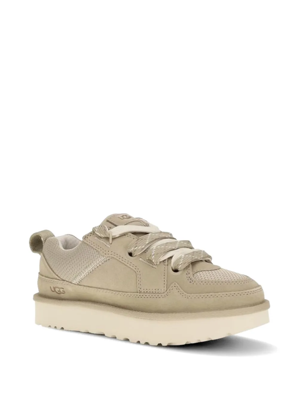 UGG Lo Lowmel panelled low-top sneakers Beige
