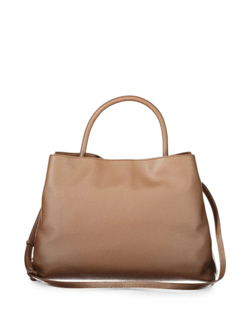 TWINSET pebbled-texture zip-pocket tote bag Bruin