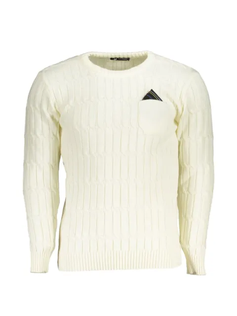 U.S. Grand cable-knit chest-pocket sweater