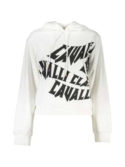 Cavalli Class logo-print hoodie