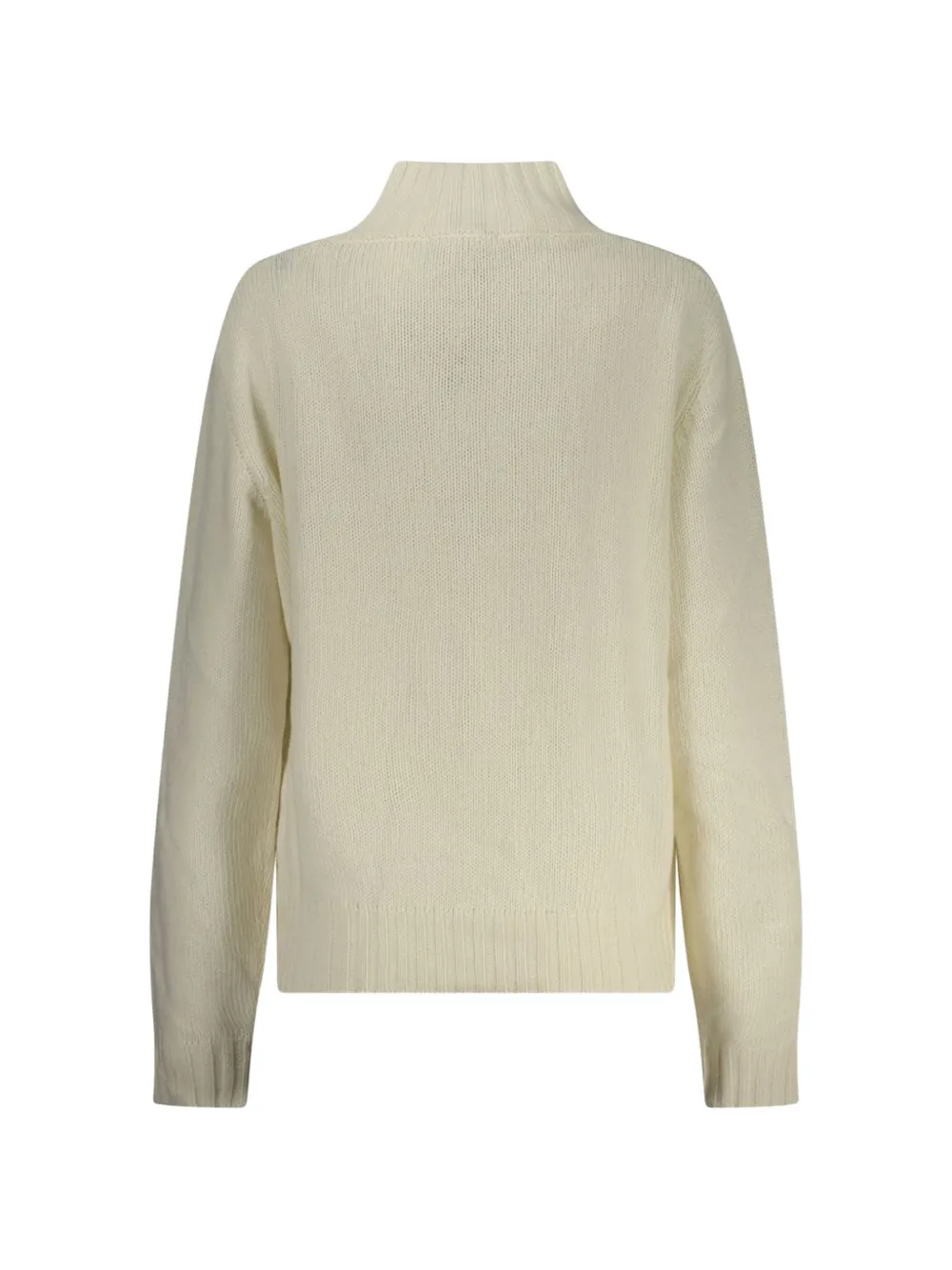 North Sails Kabelgebreide trui met hoge hals Beige