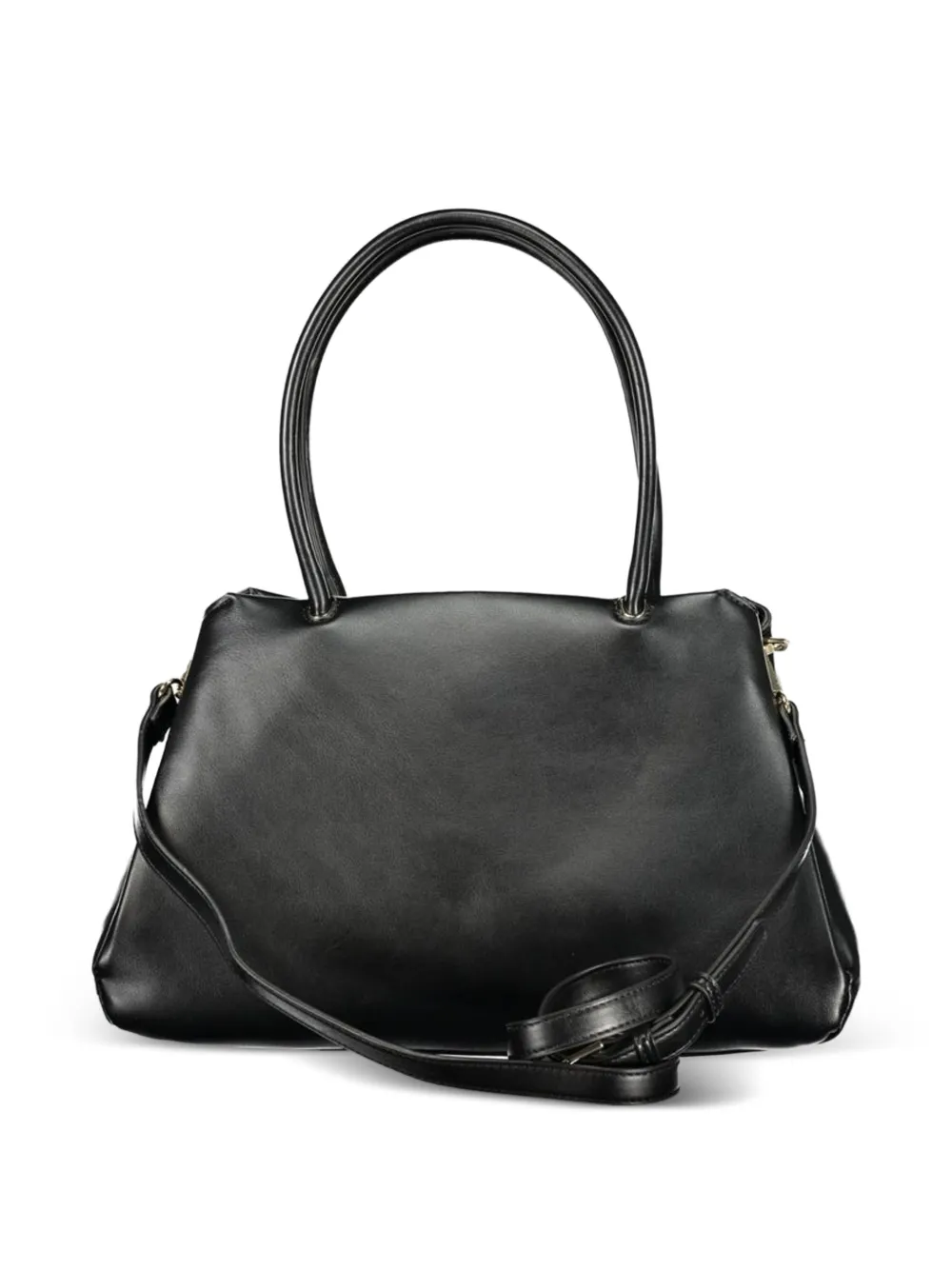 MARIO VALENTINO Shopper met logo Zwart