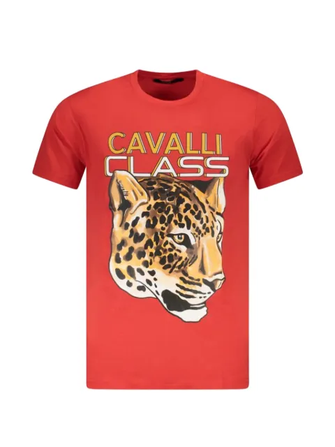 Cavalli Class logo-print T-shirt