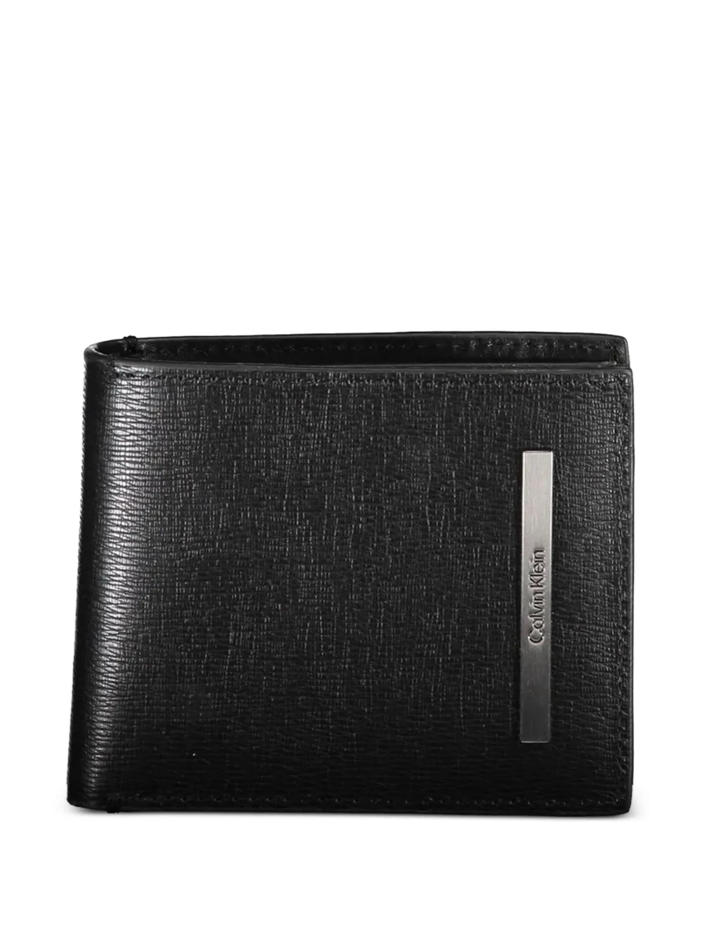 Calvin Klein logo-plaque bifold wallet - Nero