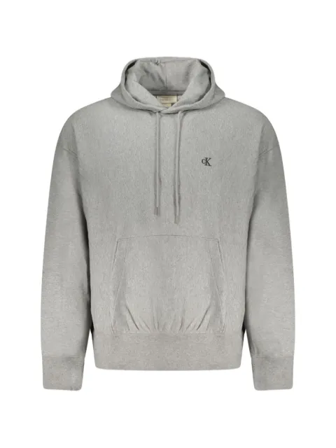Calvin Klein logo-embroidered hoodie