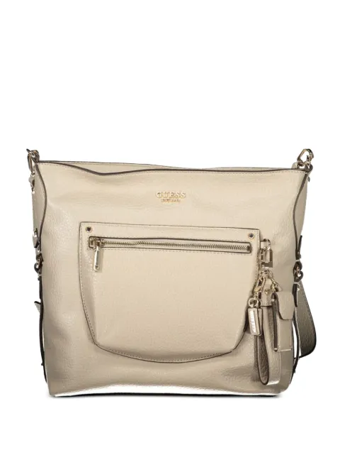 GUESS USA pebbled-effect zip-pocket tote bag