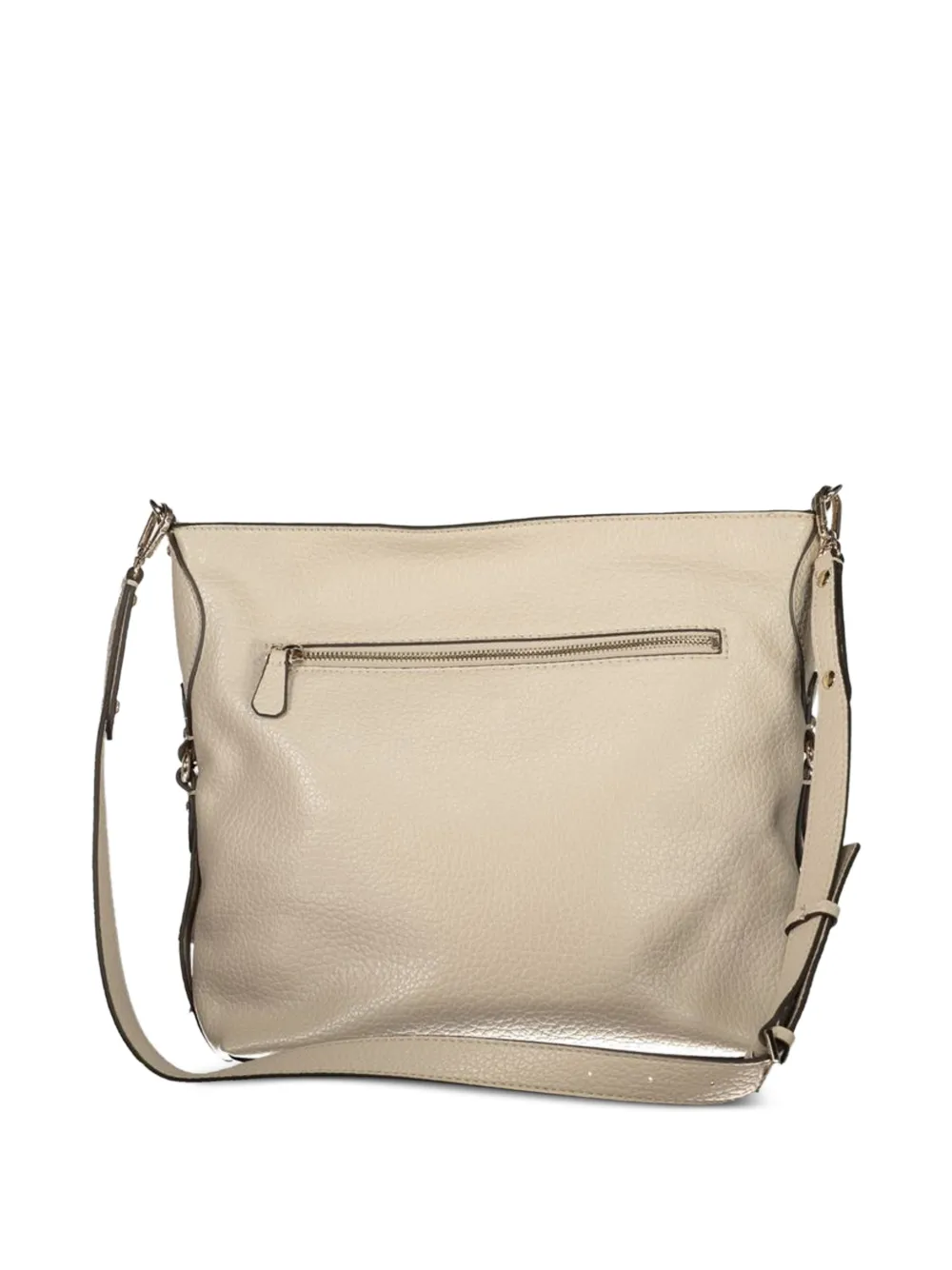 GUESS USA Shopper met ritszak en bewerkt effect Beige