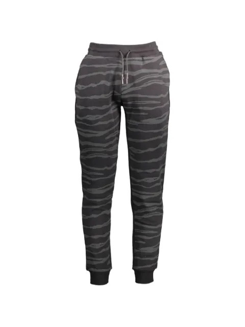 Cavalli Class tiger-stripe track pants