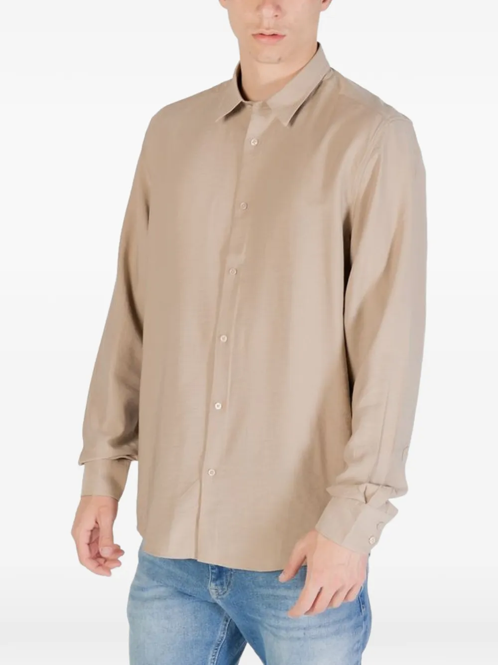 Antony Morato Button-down overhemd Beige