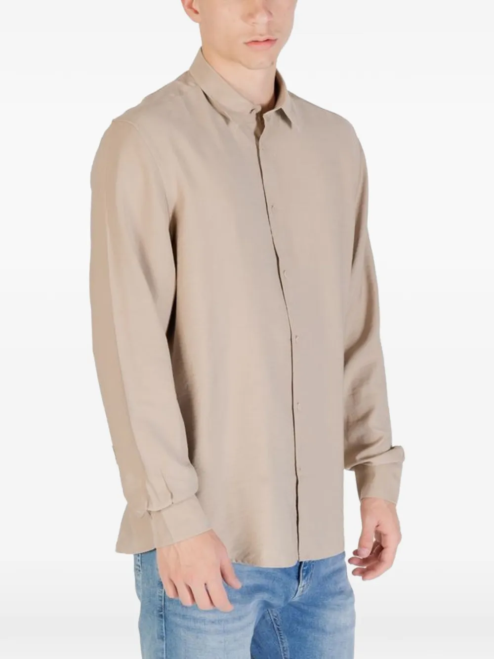 Antony Morato Button-down overhemd Beige