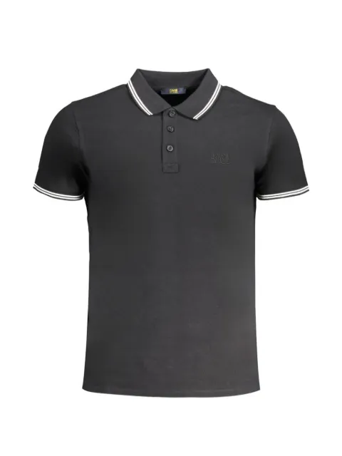 Cavalli Class embroidered-logo tipped polo shirt