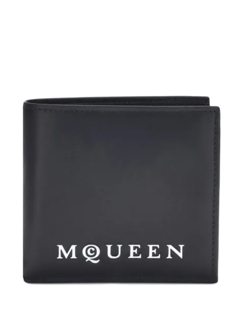 Alexander McQueen logo-print bifold wallet