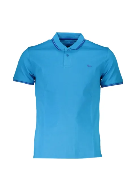 Harmont & Blaine playera tipo polo de piqué con detalle de costuras