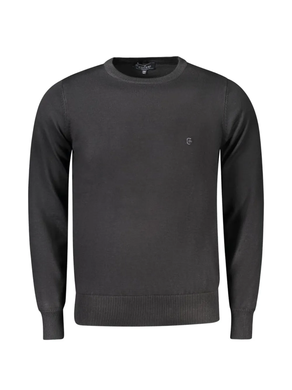 COVERI MOVING logo-embroidered crew-neck sweater