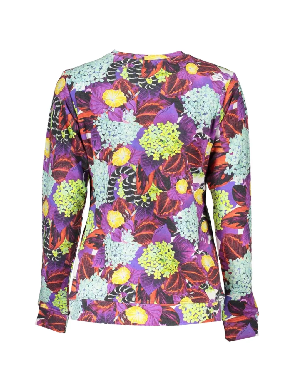 Cavalli Class Trui met bloemenprint Paars
