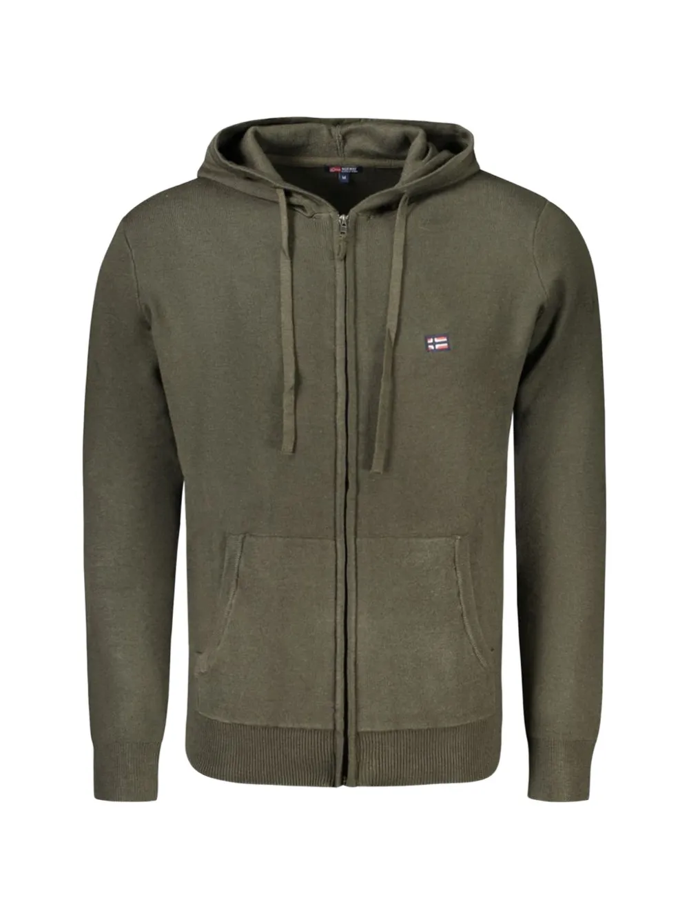 Norwegian Rain zip-up hoodie - Verde