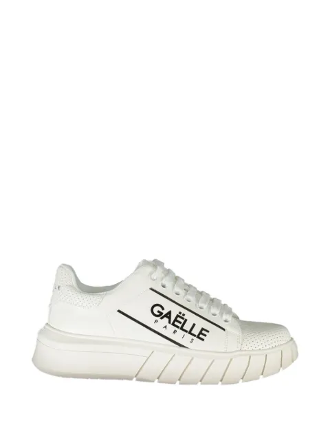 Gaelle logo-print perforated sneakers