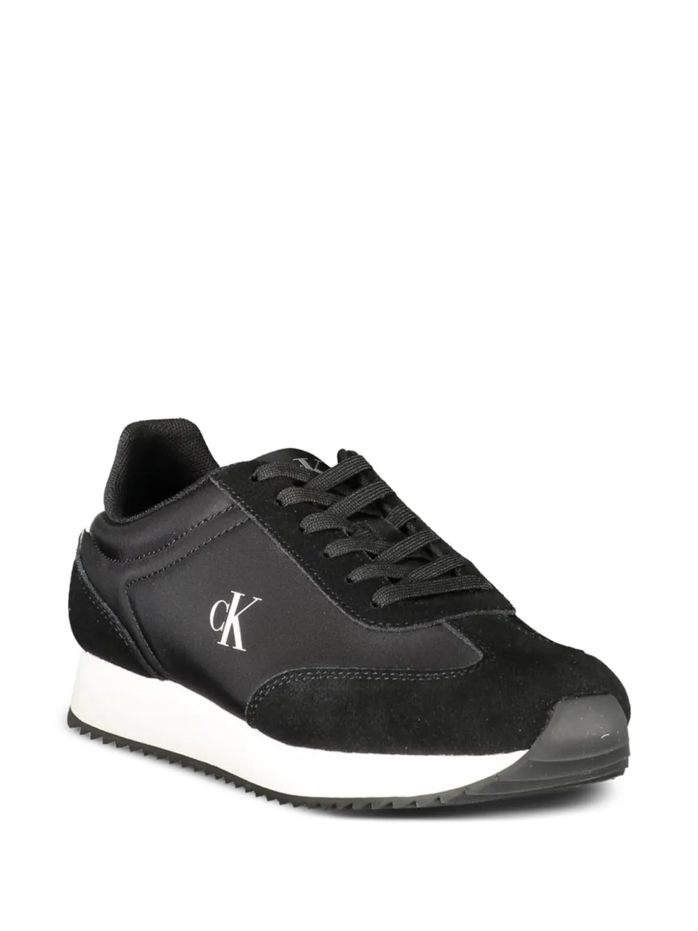 Calvin Klein Logo-print Sneakers in Black, view 2