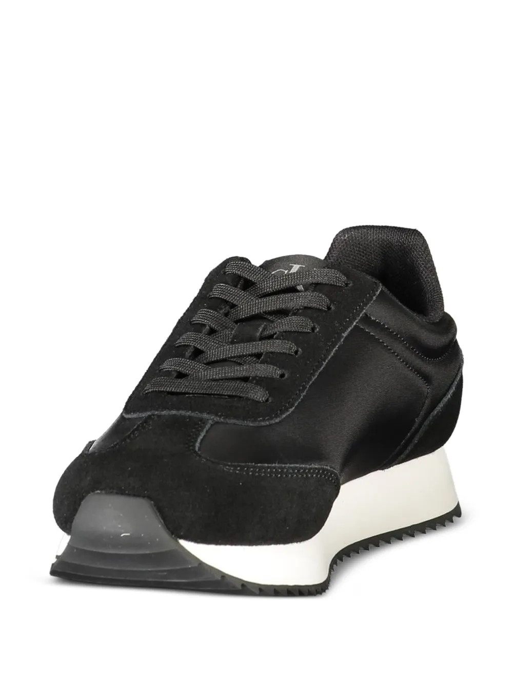 Calvin Klein Logo-print Sneakers in Black, view 3