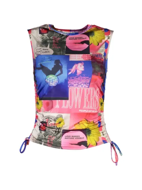 Desigual graphic-print top