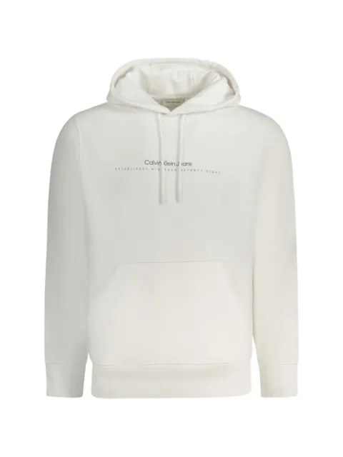 Calvin Klein logo-print drawstring hoodie