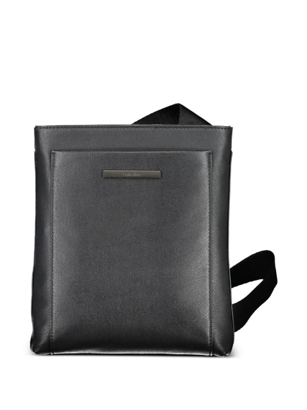 Calvin Klein logo-plaque shoulder bag - Nero