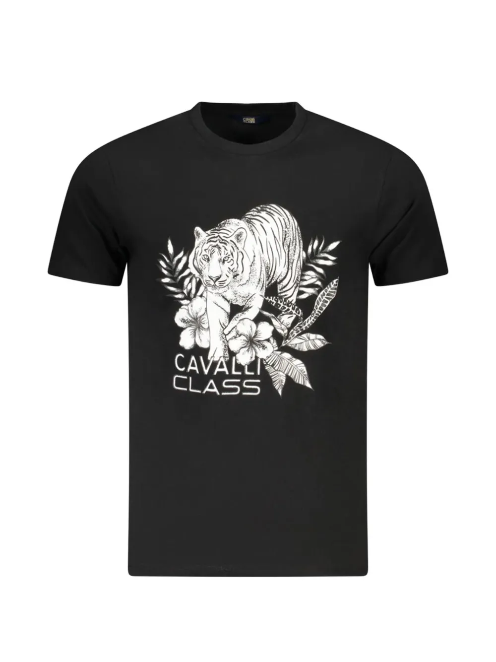 Cavalli Class tiger-print T-shirt - Nero