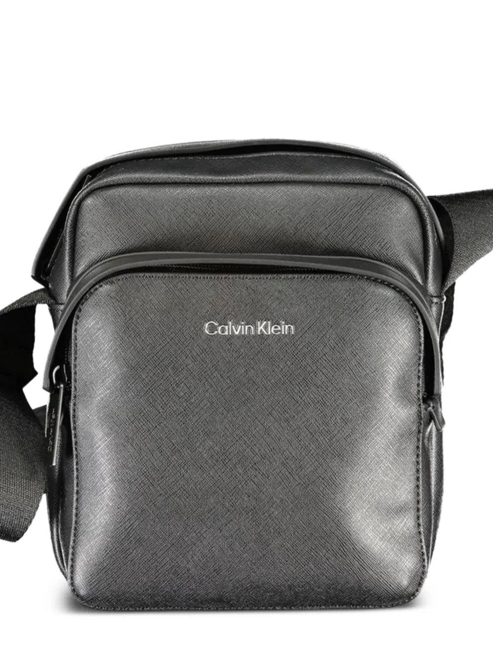 Calvin Klein Reporter logo shoulder bag - Nero