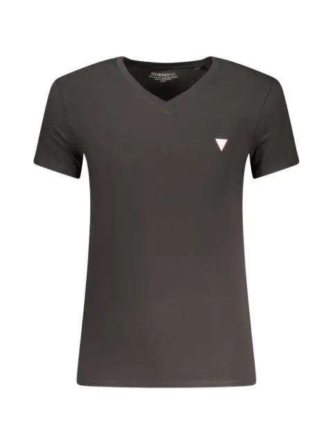 GUESS USA logo-patch V-neck T-shirt