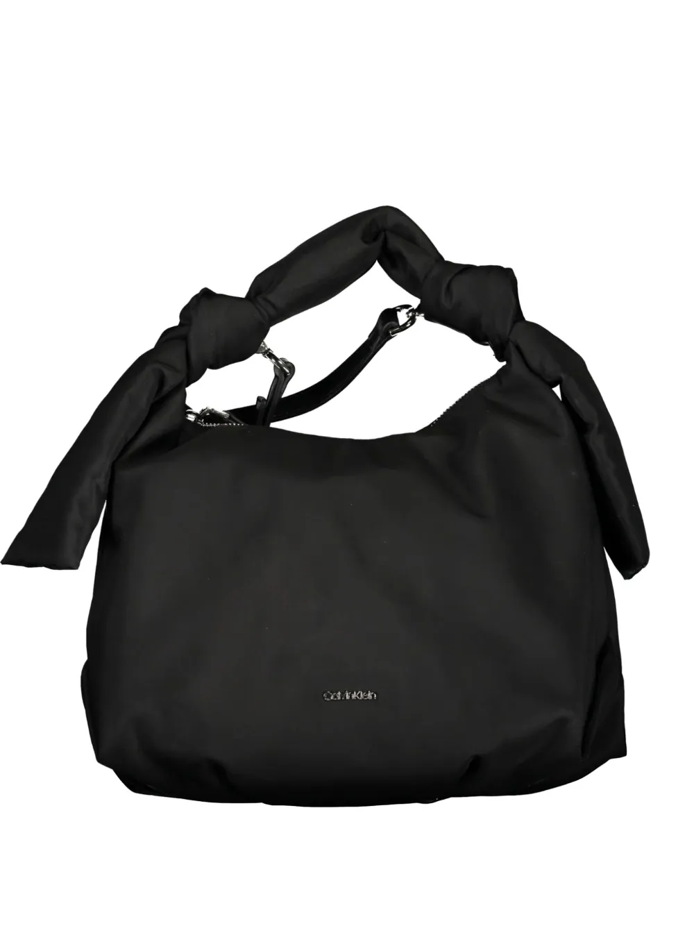 Calvin Klein knotted top-handle tote bag - Nero