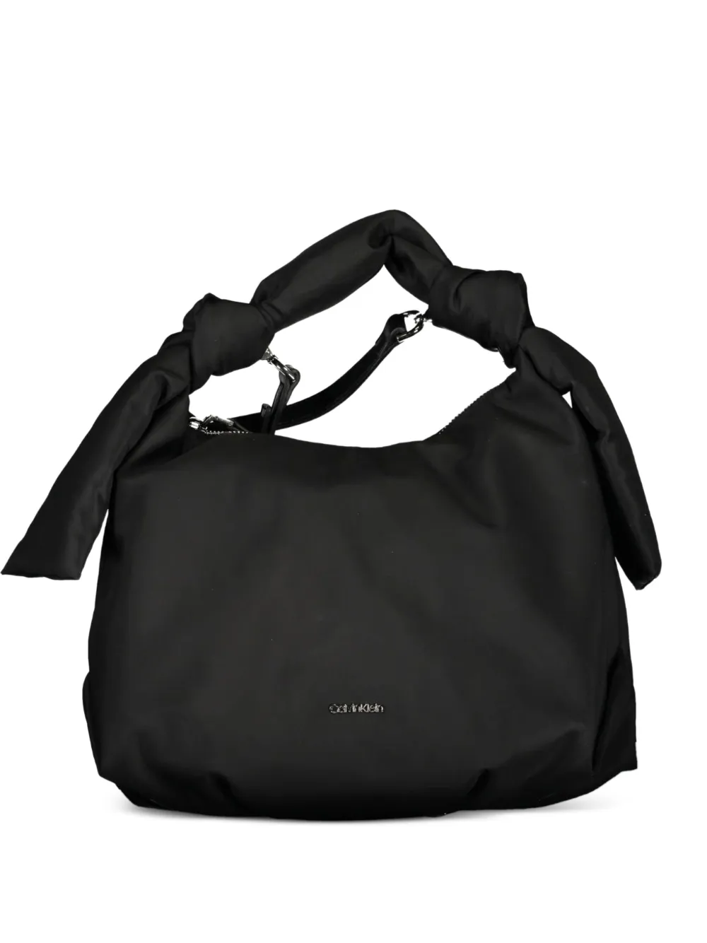 Calvin Klein knotted top-handle tote bag - Nero