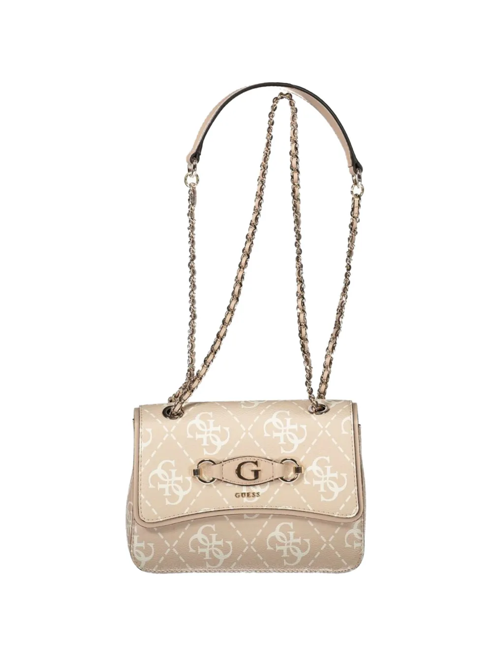 GUESS USA logo-plaque shoulder bag - Toni neutri