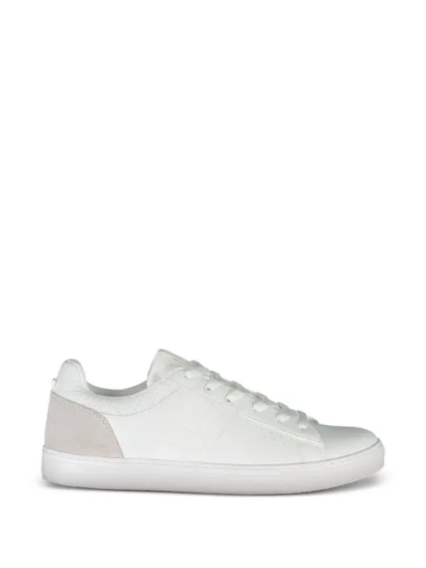 Napapijri suede-panelled leather sneakers