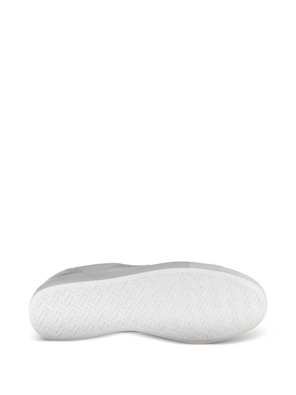 Napapijri suede-panelled leather sneakers Wit