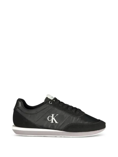 Calvin Klein logo-patch panelled sneakers