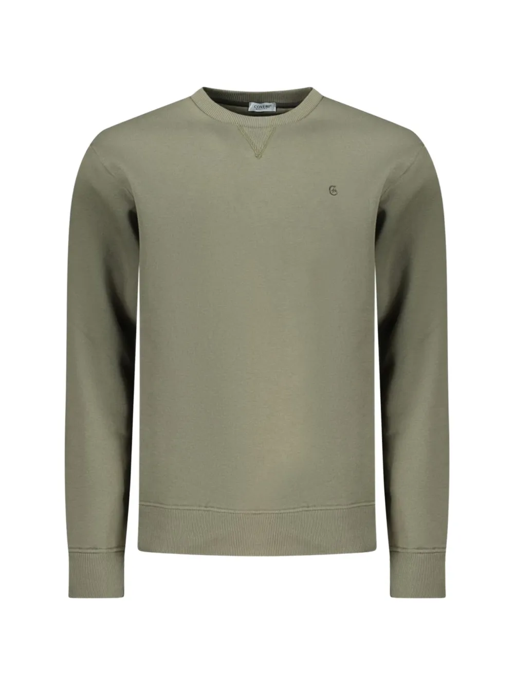 COVERI MOVING 로고 자수 스웨트셔츠 | 그린 | Image 1