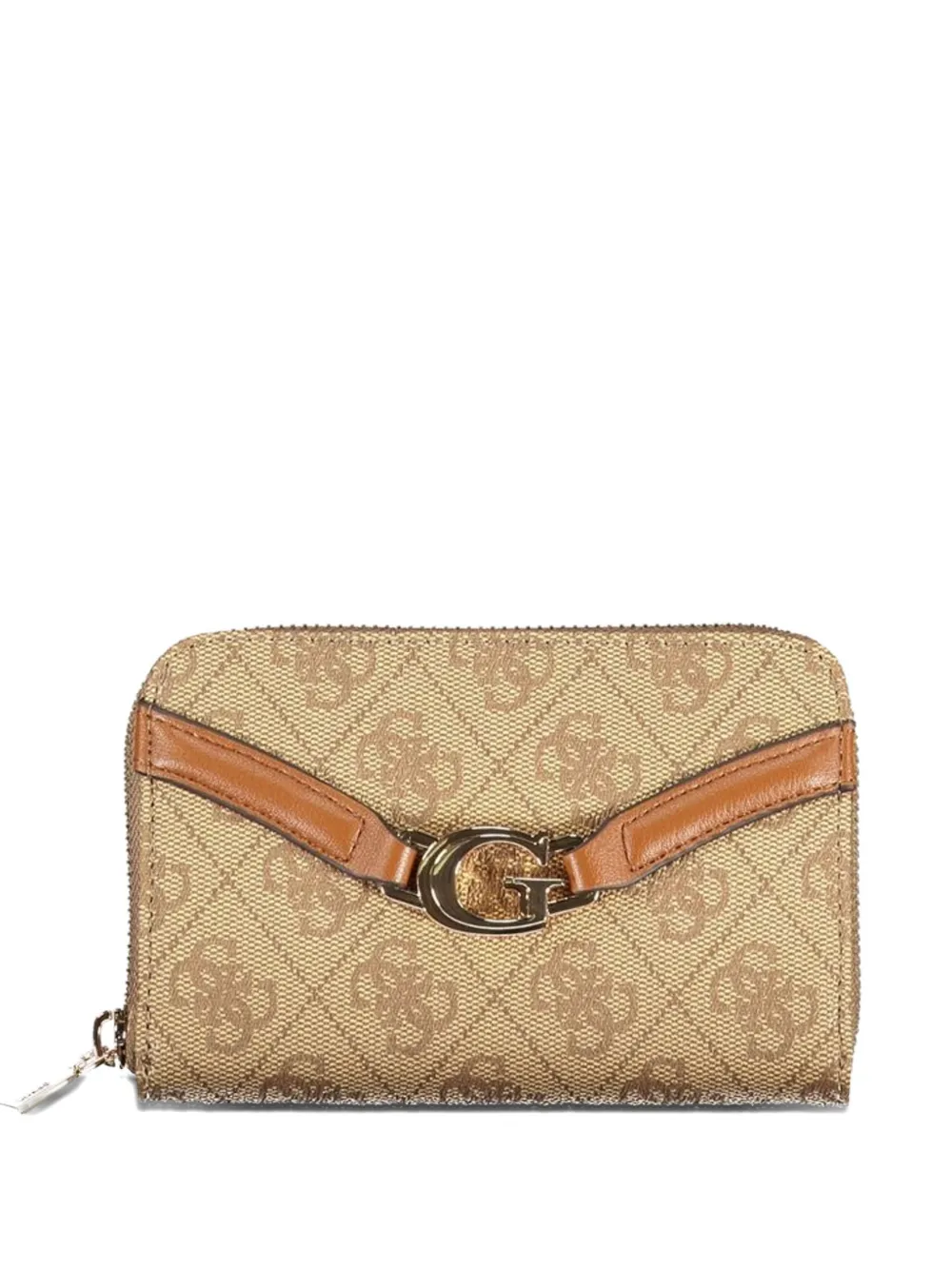 GUESS USA monogram logo-plaque wallet - Toni neutri