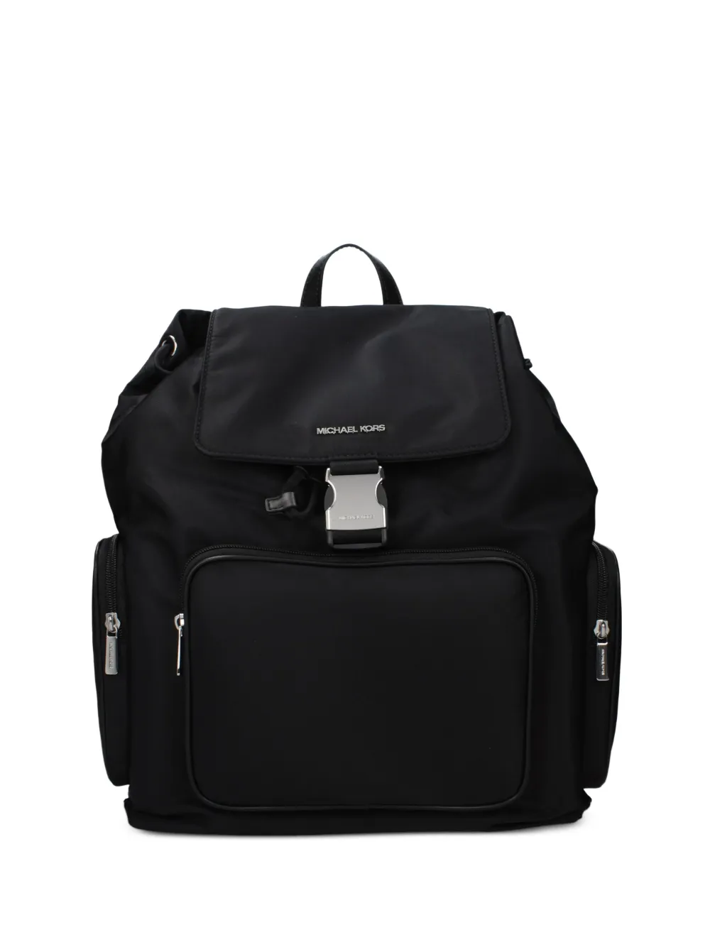 Michael Kors logo-strap buckle-buckle backpack - Nero