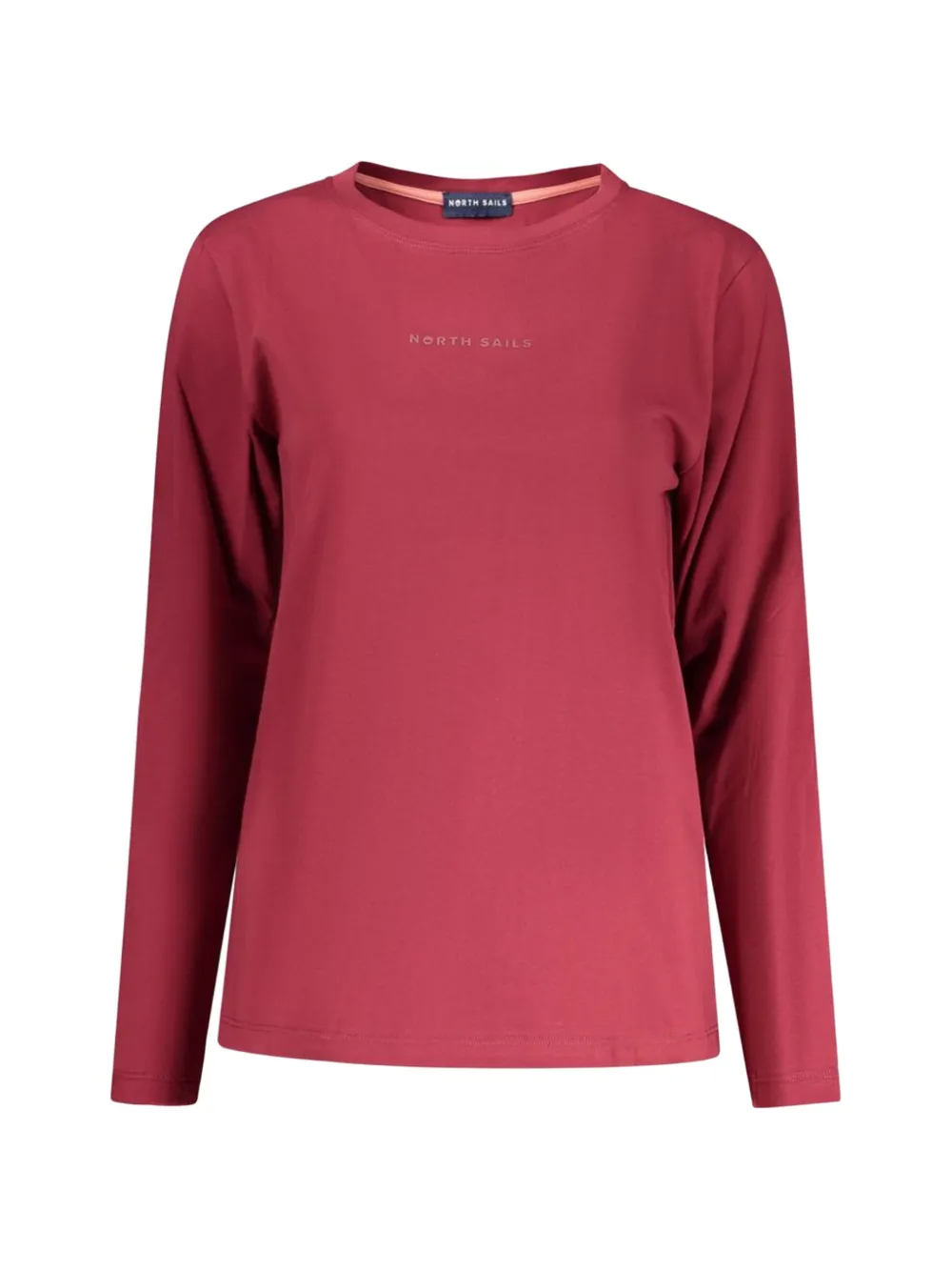 North Sails long-sleeve logo-print T-shirt - Rosso