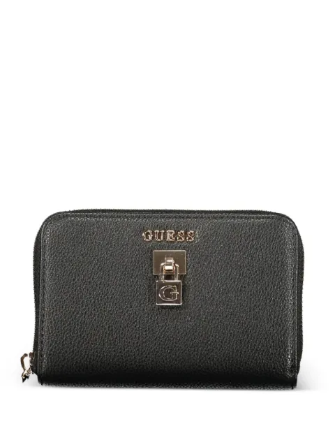 GUESS USA cartera texturizada con candado