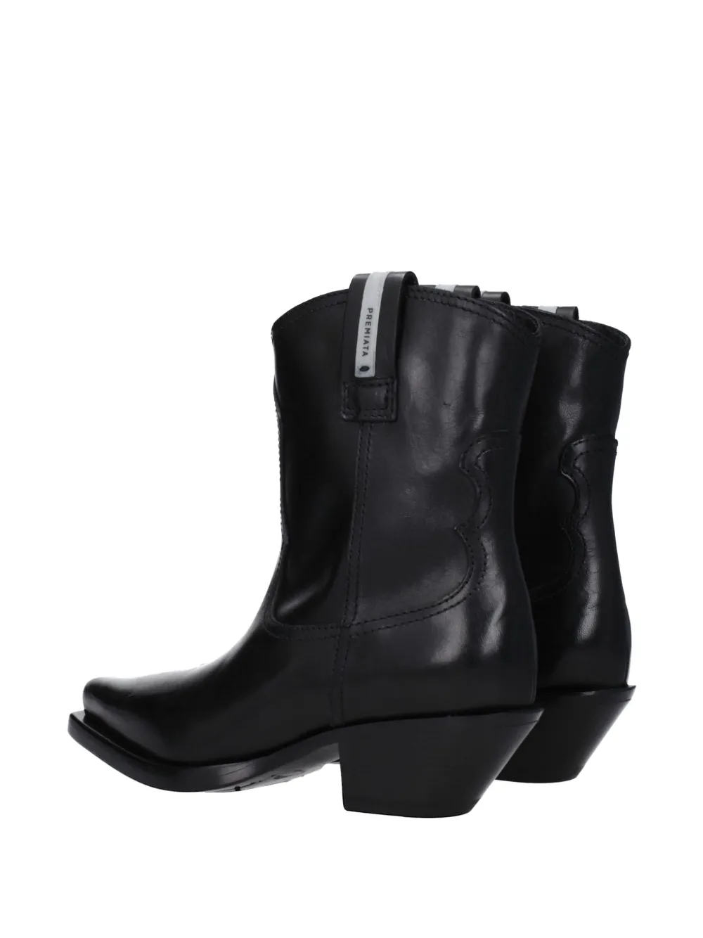 Premiata leather ankle boots Zwart