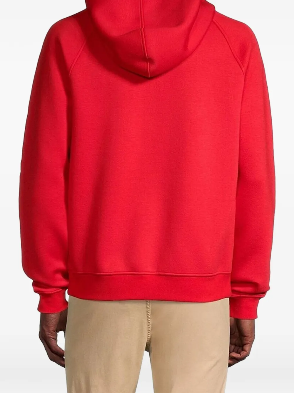 Kiton Hoodie met logoprint Rood