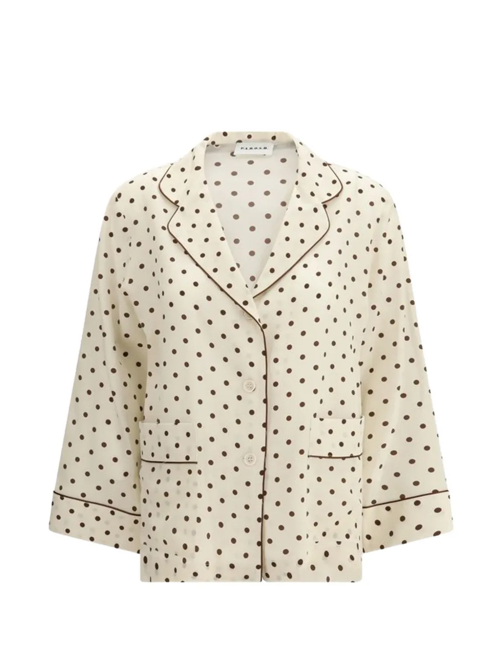 P.A.R.O.S.H. polka-dot pattern shirt - Nude