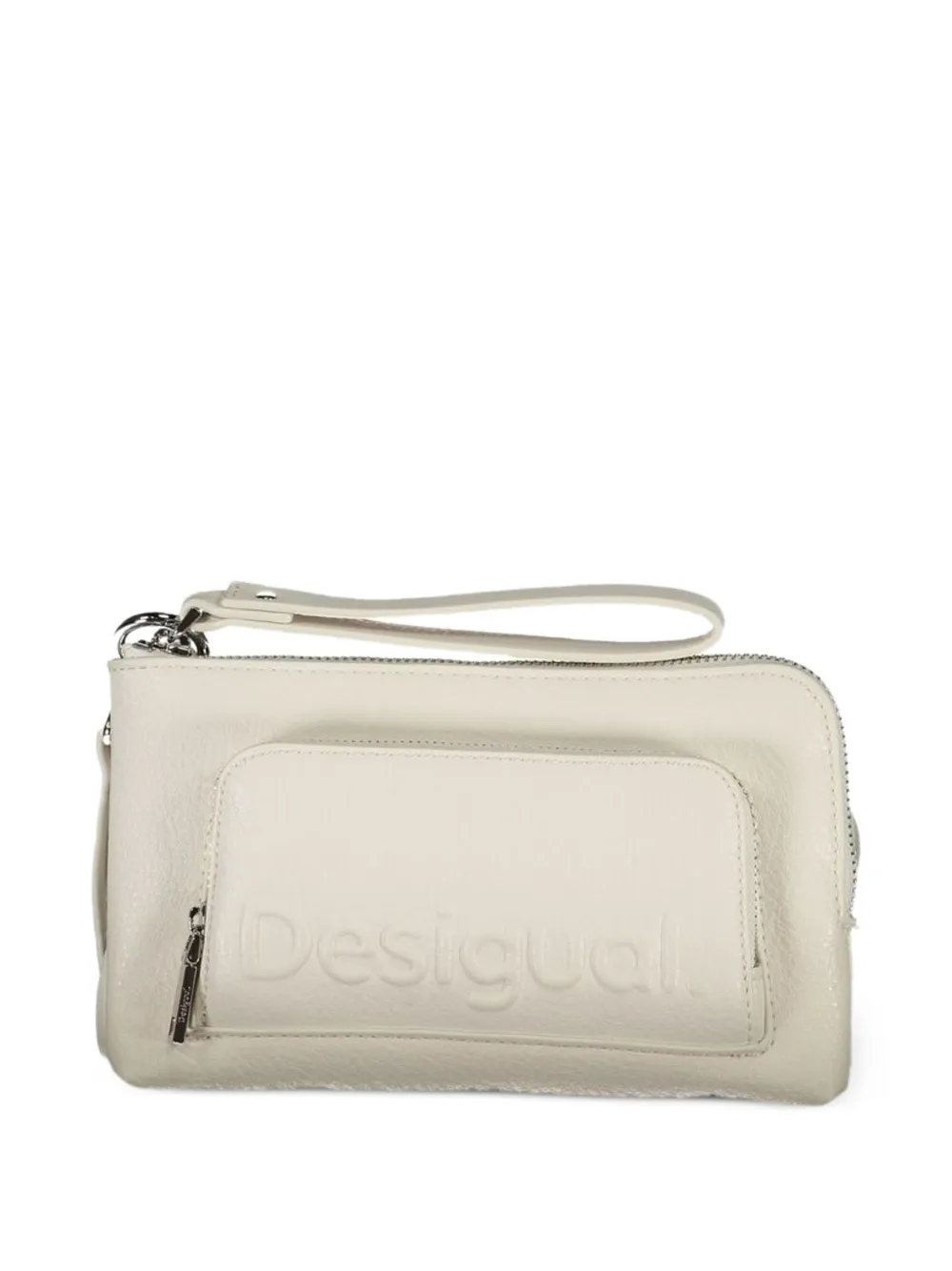 Desigual Borsa a tracolla con logo - Toni neutri