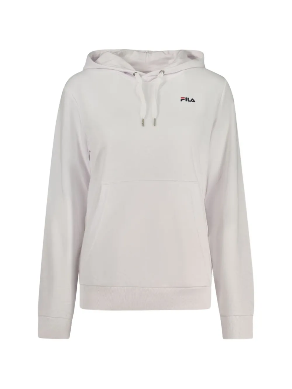 Fila Logo-patch Hoodie In White