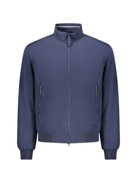 NORWAY 1963 zip-up ribbed-trim bomber  jacket