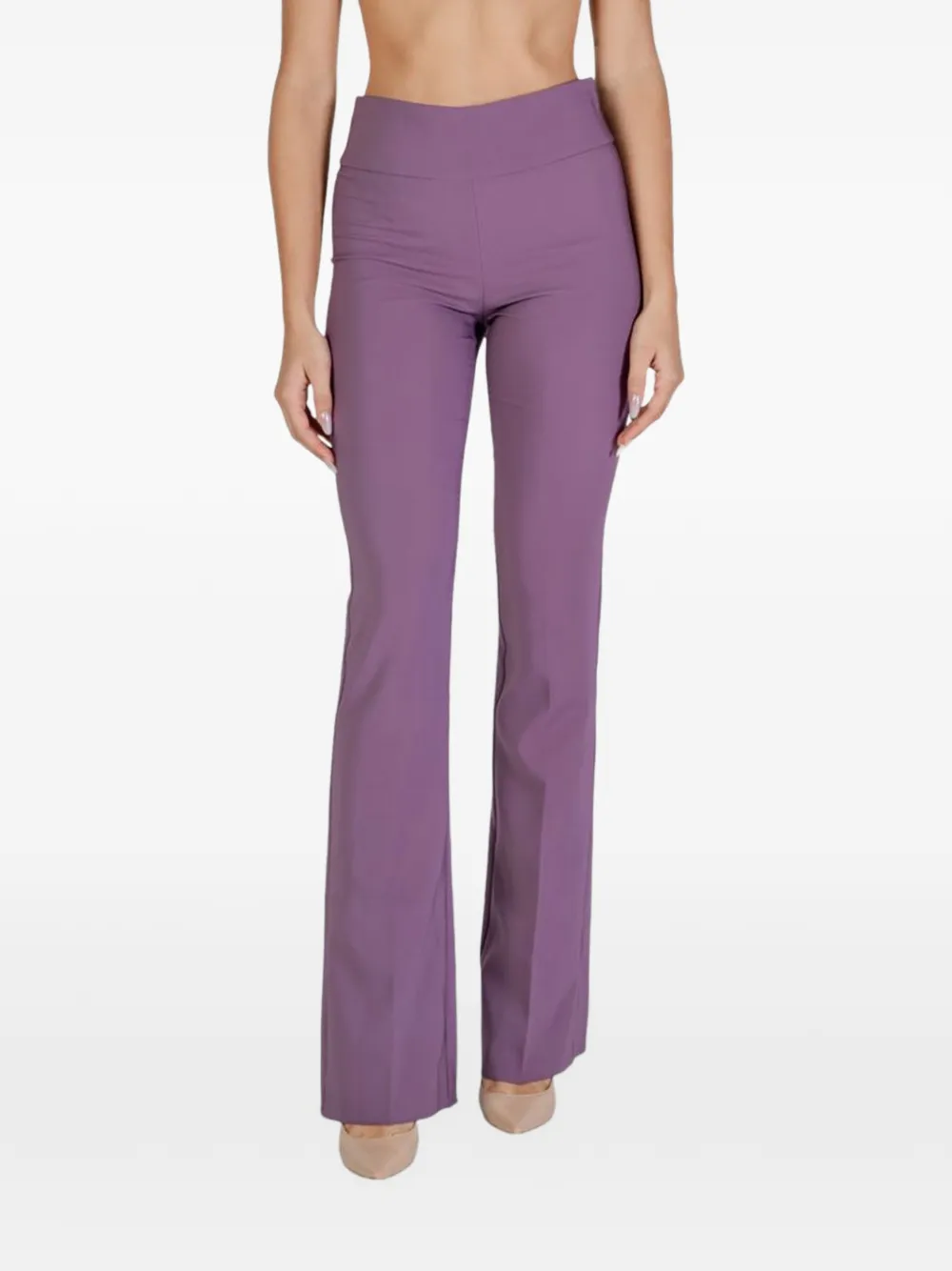 Sandro Ferrone flare-cut trousers - Violett