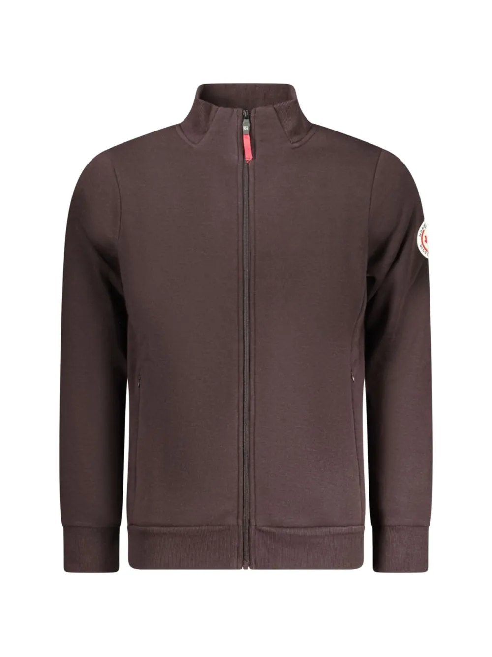 Norwegian Rain zipper sweatshirt - Marrone