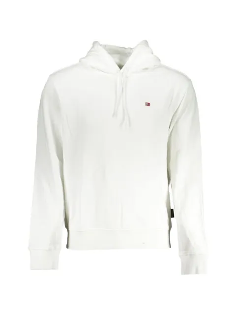 Napapijri logo-patch drawstring hoodie